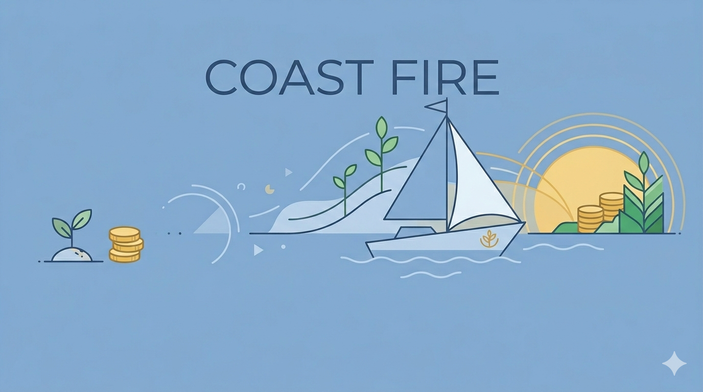 Coast FIRE: Nepotřebuješ být milionář. Stačí začít včas.